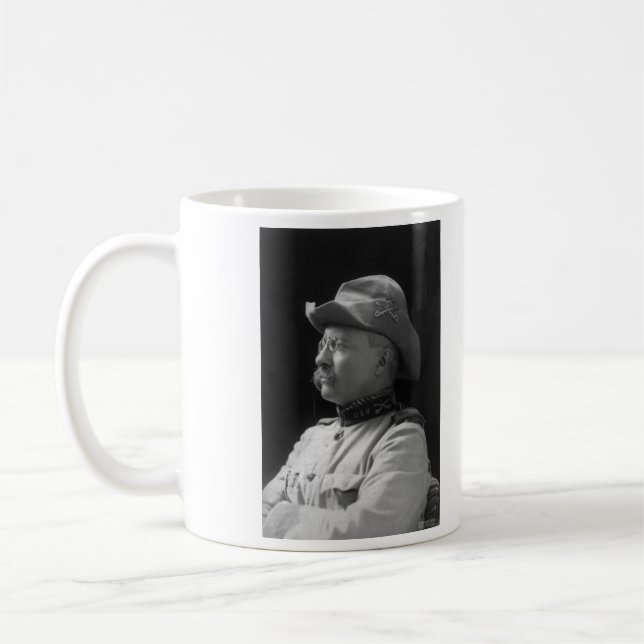 Mug Colonel Theodore Roosevelt à partir de 1898 (Gauche)