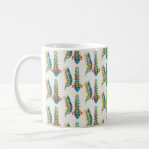 Mug Colonne Vertébrale Aquarelles (Mosaïque)