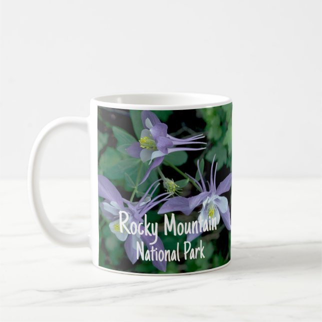 Mug Colonnes bleues, Parc national des Rocheuses (Gauche)