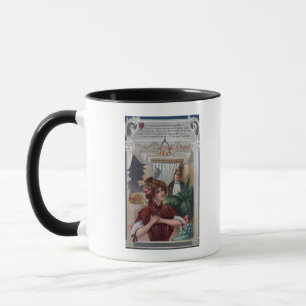 Mug Colonnes de femmes et d'hommes sur les côtés