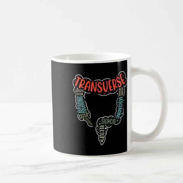 Mug Colonoscopie Gi Funny Endoscopie Infirmière Colon  (Droite)