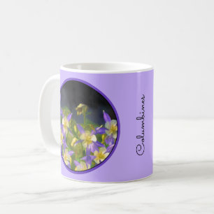 Mug Colorado Blue Columbine Peinture - Art original