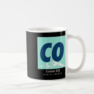 Mug Colorado Hiking And Skiing Co Montagne Vintage Spo