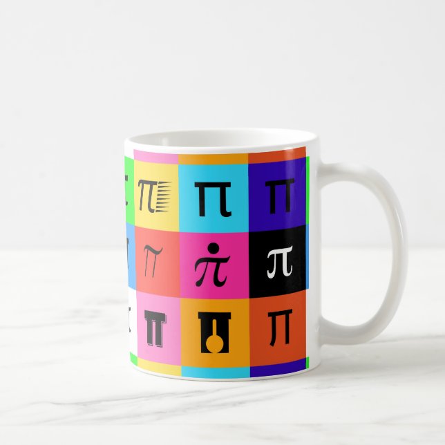 Mug colorblock happy pi day (Droite)