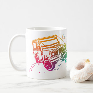 Mug Coloré 1 jeep 3D