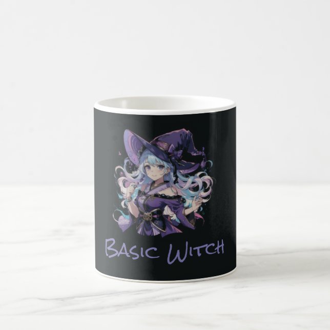 Mug Coloré/Anime/sorcière/Halloween (Centre)