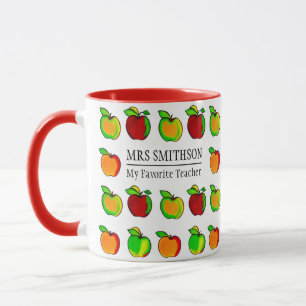 Mug Coloré Automne Pomme Motif Cadeau mignon pour ense