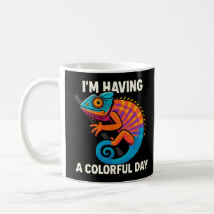 Mug Coloré Chameleon Lizard Vie Rainbow Reptile
