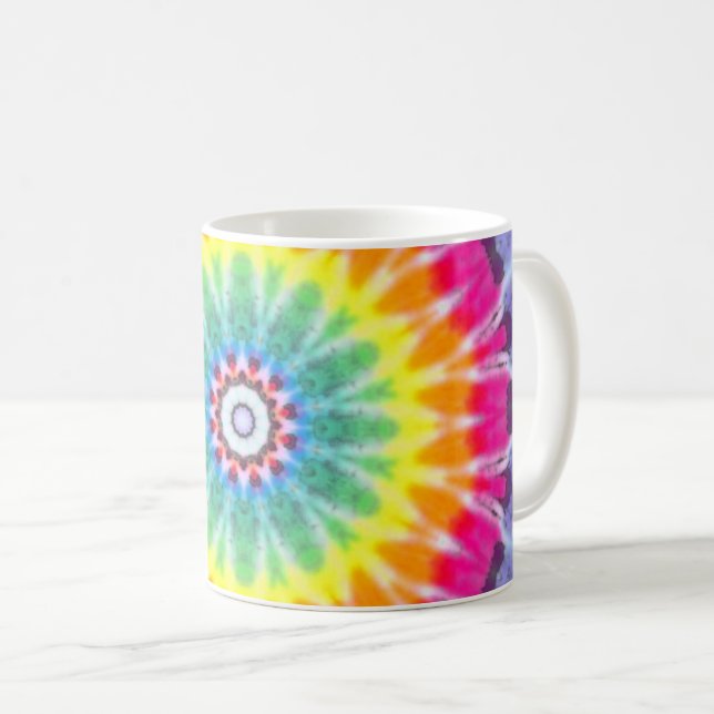 Mug Coloré Cravate-Dye (Devant droit)