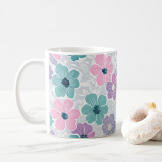 Mug Coloré et belle imprimé de fleurs de printemps cér