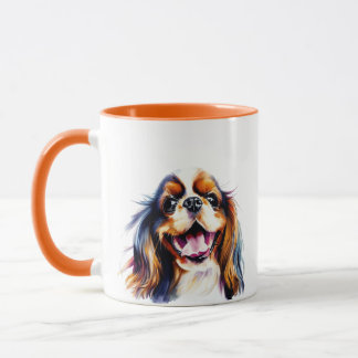 Mug Coloré et mignon Cavalier King Charles Spaniel