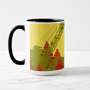 MUG COLORÉ FIER DE FAIRE FONCTIONNER INGÉNIEER CRANE