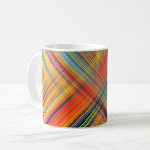 Mug Coloré Kriss Kross Motif Plaid