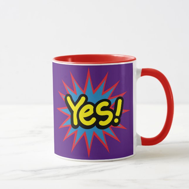 Mug Coloré Oui (Droite)