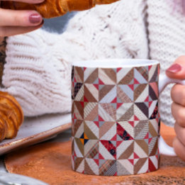 Mug Coloré Patchwork Quilt Motif élégant