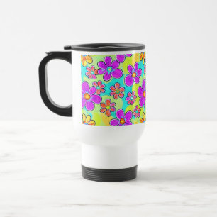 Mug coloré Retro Daisy