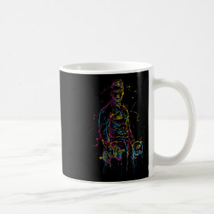 Mug Coloré Strongman Bodybuilding Gym Poids