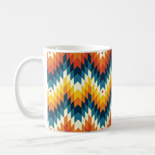 Mug Coloré tribal ethnique sans couture motif