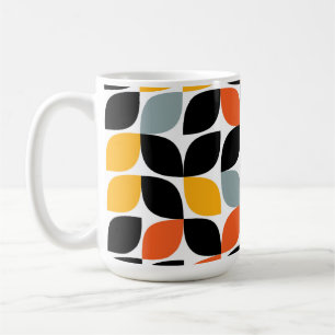 Mug Coloré, unique, tendance, concept de feuille urbai