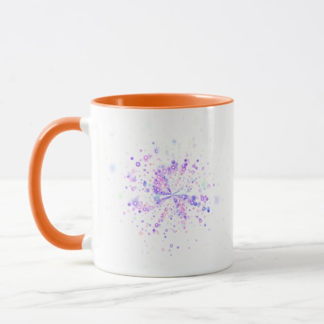 Mug Colorful Abstract Neon Splash (Gauche)