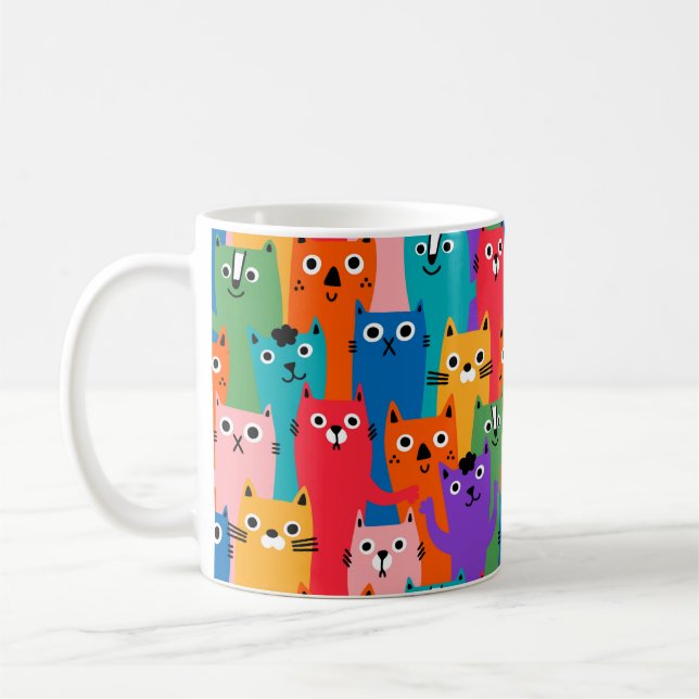 Mug Colorful cats (Gauche)