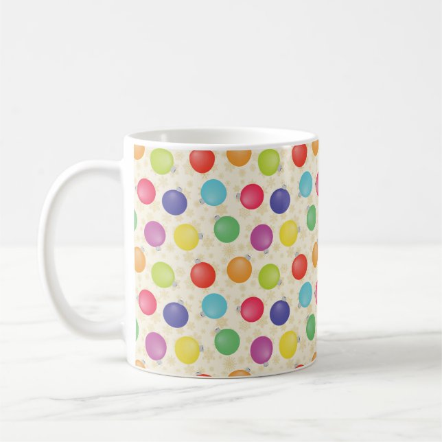 Mug Colorful Christmas Balls (Gauche)