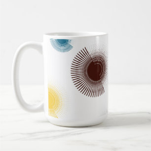 Mug Colorful, cool, trend urban brush strokes circles
