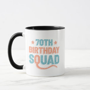 Mug Colorful Distressed 70e anniversaire