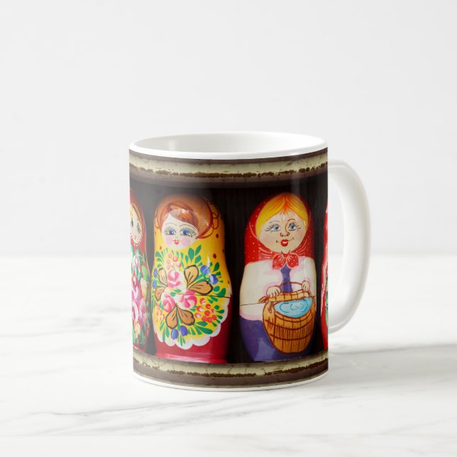 Mug Colorful Matryoshka Dolls (Devant droit)