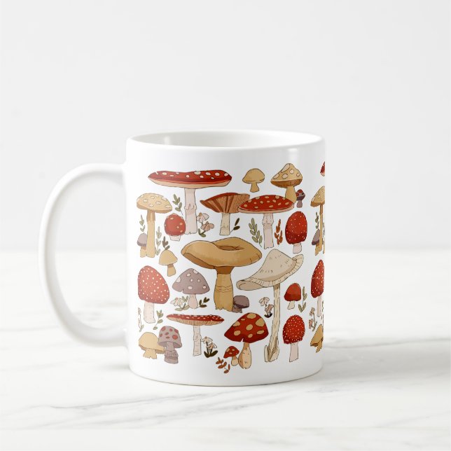 Mug Colorful mushrooms party (Gauche)