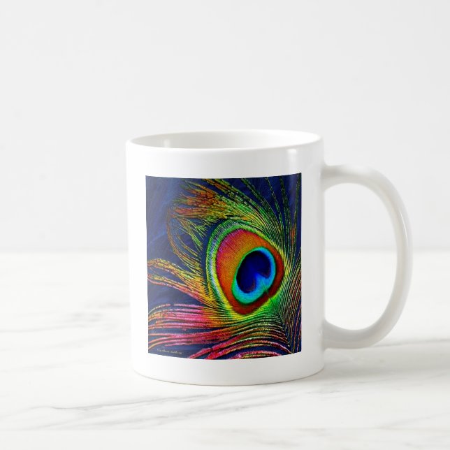 Mug Colorful Peacock Feather (Droite)