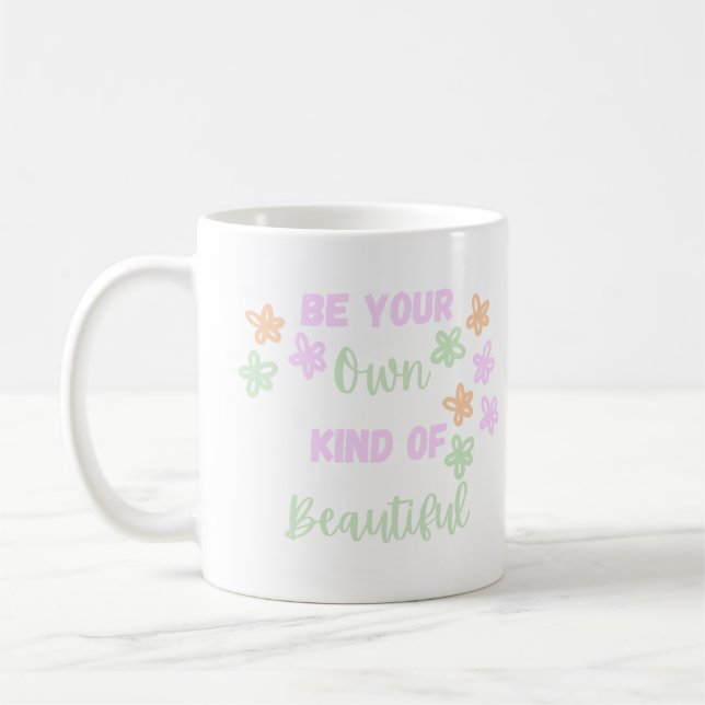 Mug Colorful Soyez votre propre espèce de beauté avec  (Gauche)