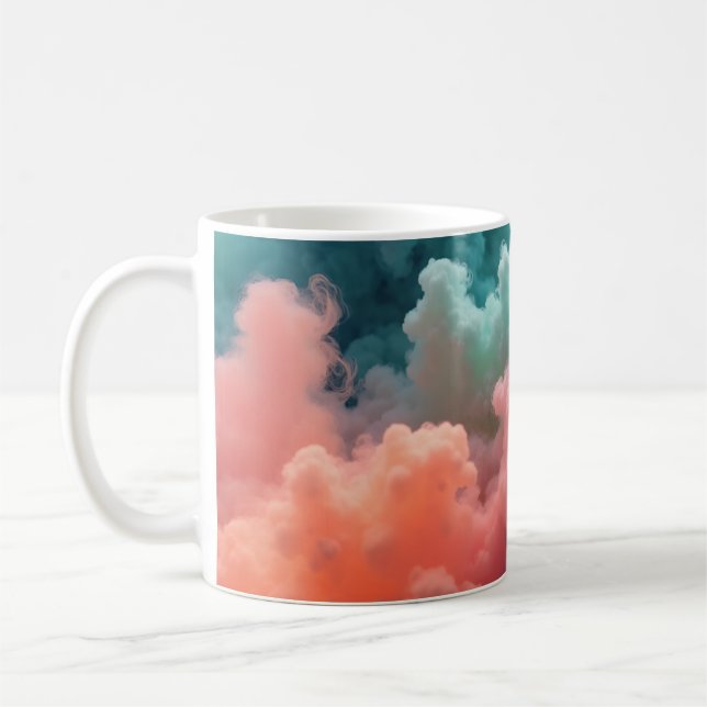 Mug Colorful Swirled Clouds  (Gauche)