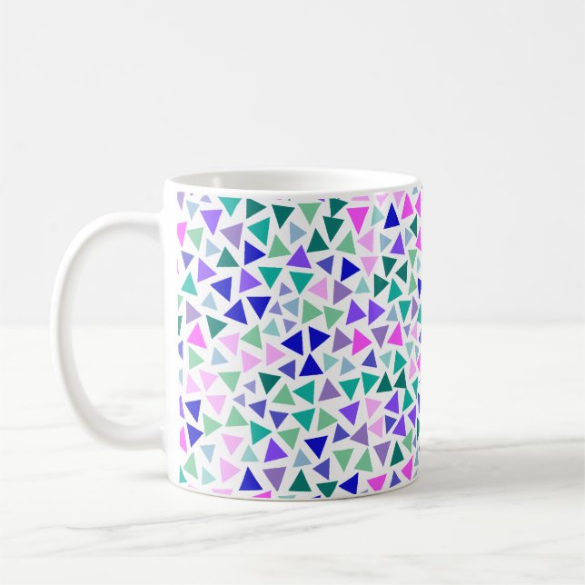 Mug Colorful Triangles (Gauche)