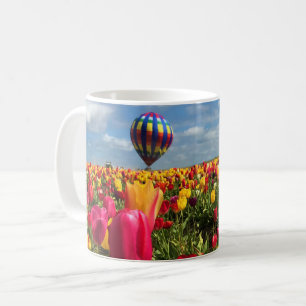 Mug Colorful Tulip Field