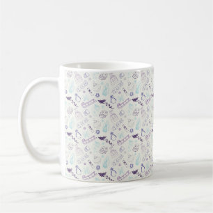 Mug Colorful vintage christmas animals and bird