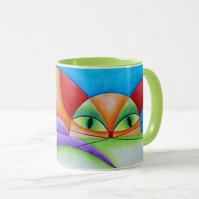 Mug Colorido gato (Devant droit)