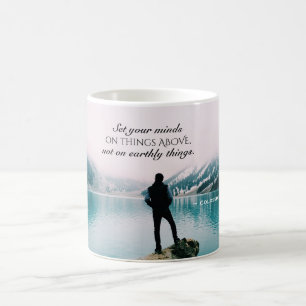 Mug Colossiens 3:2 Mettez votre esprit sur les choses 