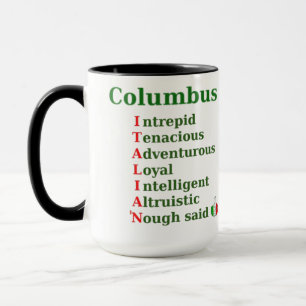 Mug Columbus était ITALIEN