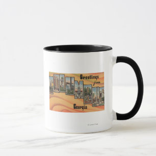 Mug Columbus, la Géorgie - grandes scènes de lettre
