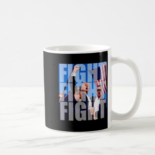 Mug Combat Combat Combat Pour Donald Trump 2024 Électi (Droite)