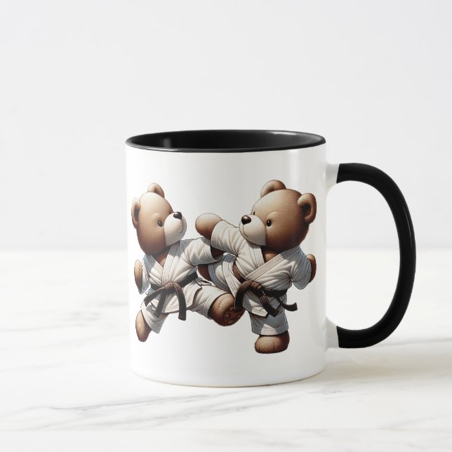 Mug Combat de karaté entre ours. (Droite)