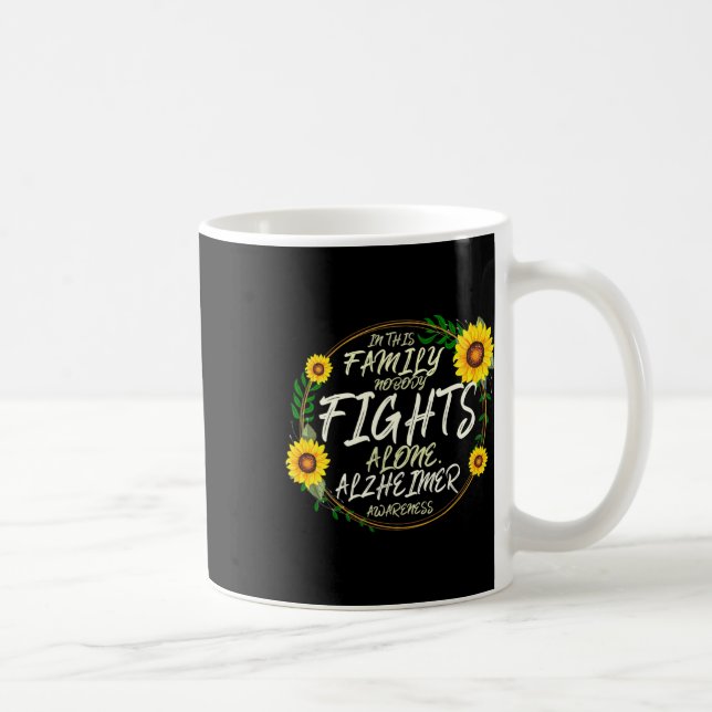 Mug Combat seul. Soutien familial. Sensibilisation à A (Droite)