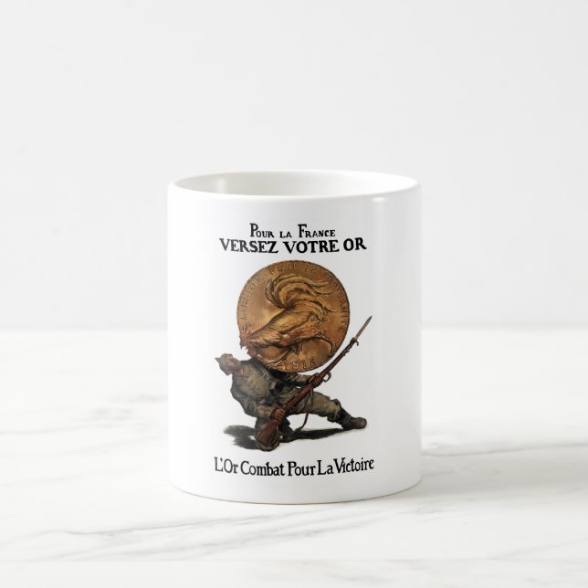 Mug Combats d'or pour la victoire -- WW1 français (Centre)