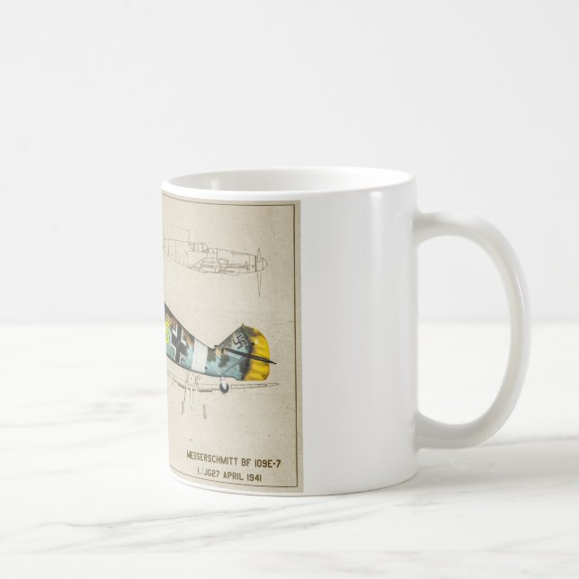 Mug Combattant Bf109 (Droite)