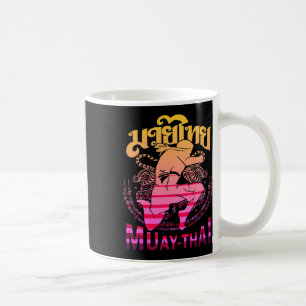 Mug Combattant de Muay Thai Vintage Thaïlande Boxe Tha