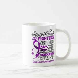 Mug Combattant de soutien honorant la surdose de subst