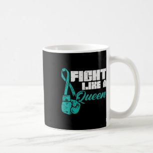 Mug Combattre Comme La Reine Turquoise Gants de boxe C