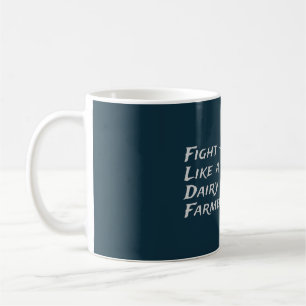 Mug Combattre Comme Un Producteur Laitier