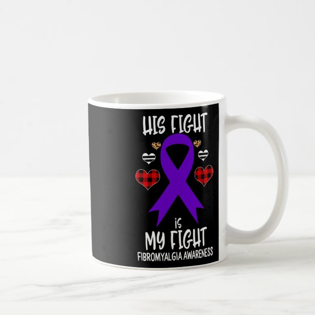 Mug Combattre Est Mon Combat Fibromyalgie Sensibilisat (Droite)